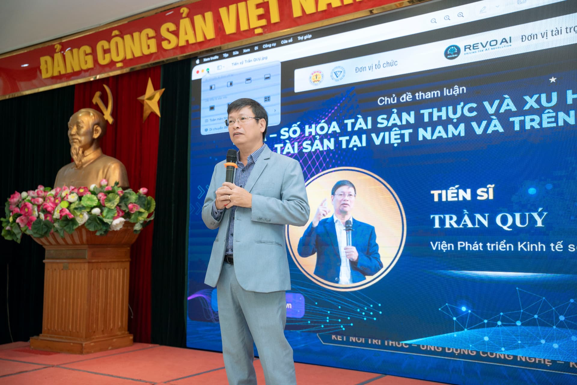 TS. Trần Quý tham luận về số hoá tài sản thực tại Việt Nam